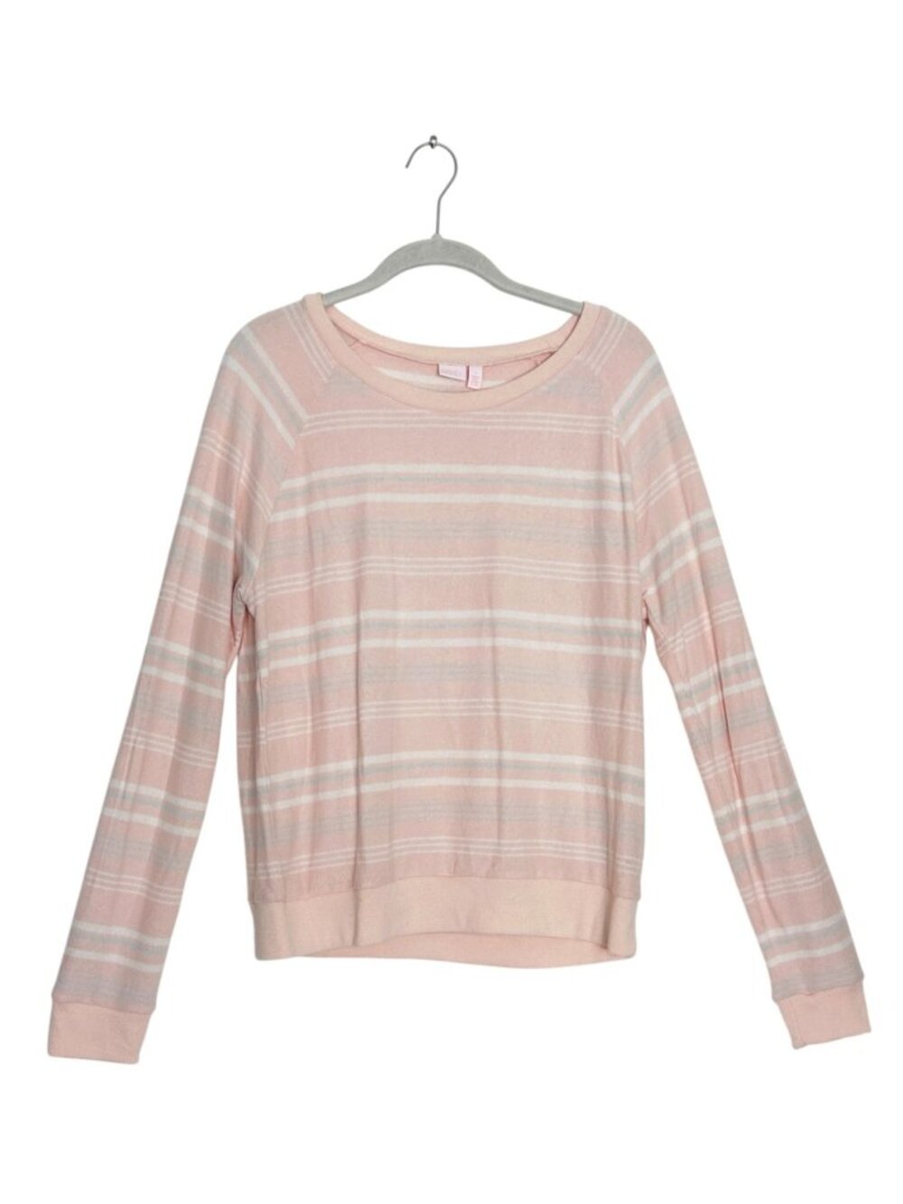 Make + Model Brushed Lounge Pullover Sweater in Pink - Sz S